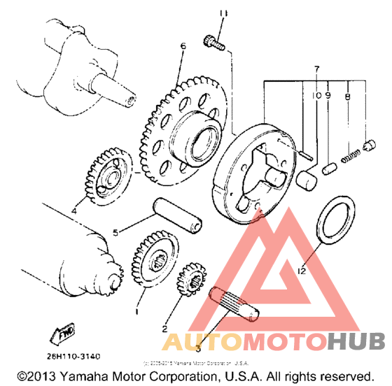 Муфта стартера