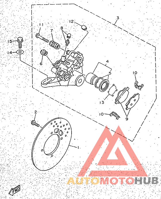 Задний суппорт