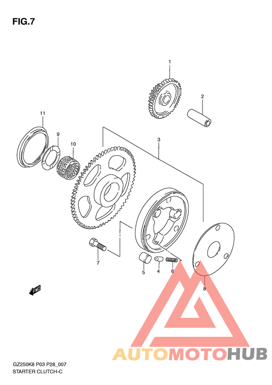Муфта стартера