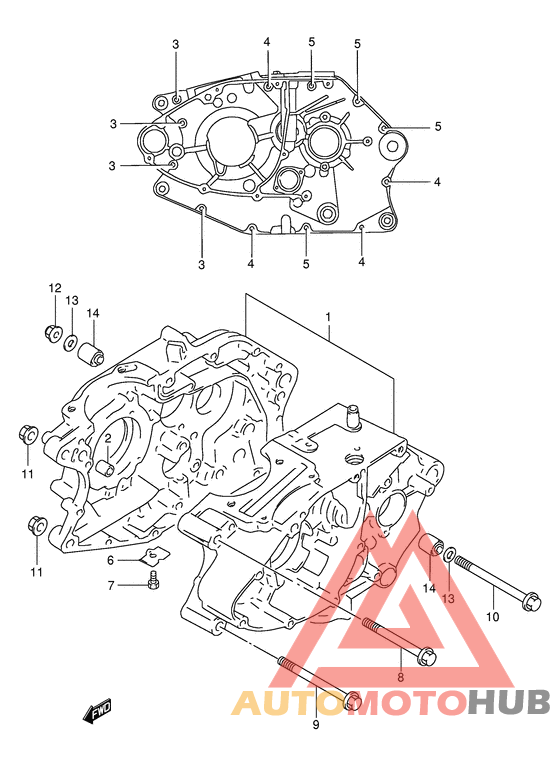 Картер двигателя