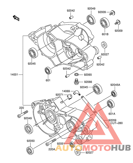 Картер двигателя