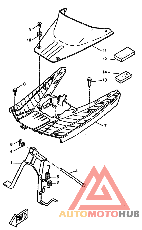 Support & repose pied