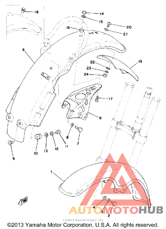 Front fender - rear fender