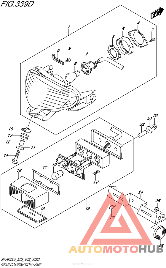 Rear Combination Lamp (Sfv650Al5 E28)