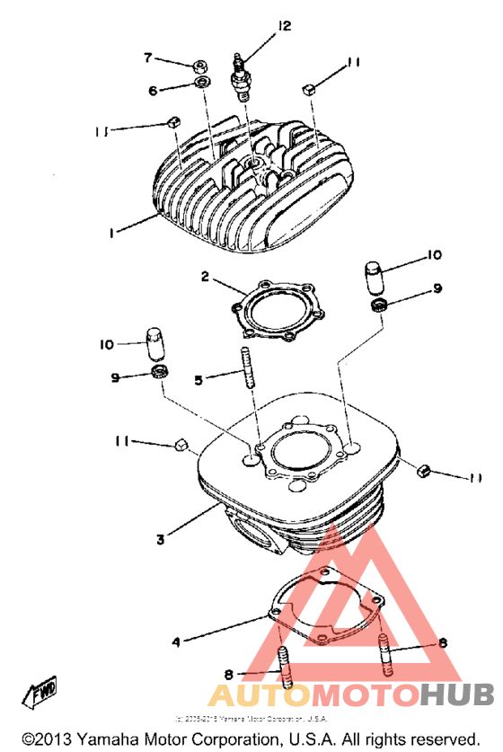 Cylinder head-cylinder
