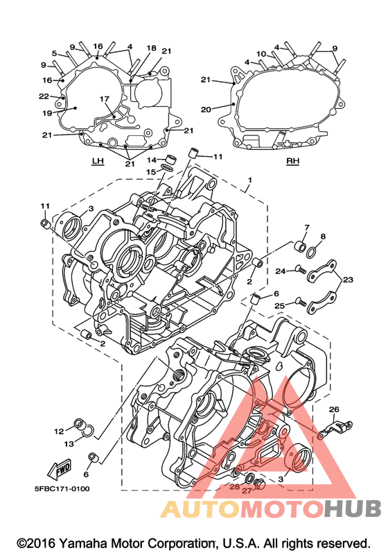 Картер двигателя