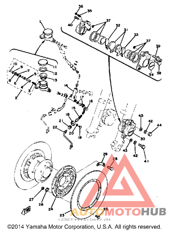 Double disc brake
