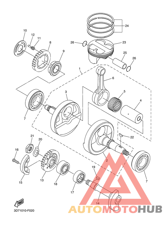 Crankshaft & piston