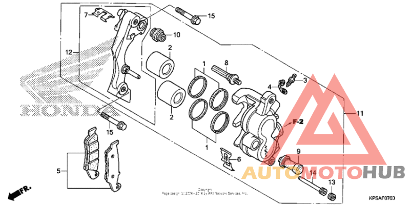 Передний суппорт