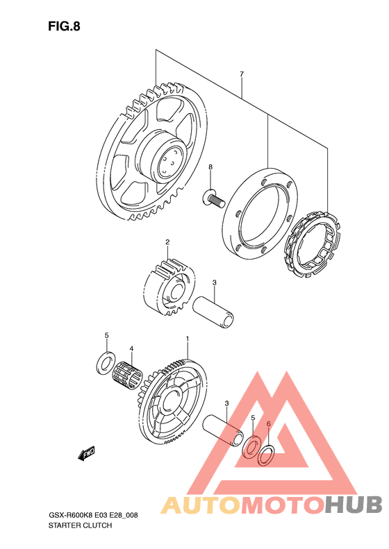 Муфта стартера
