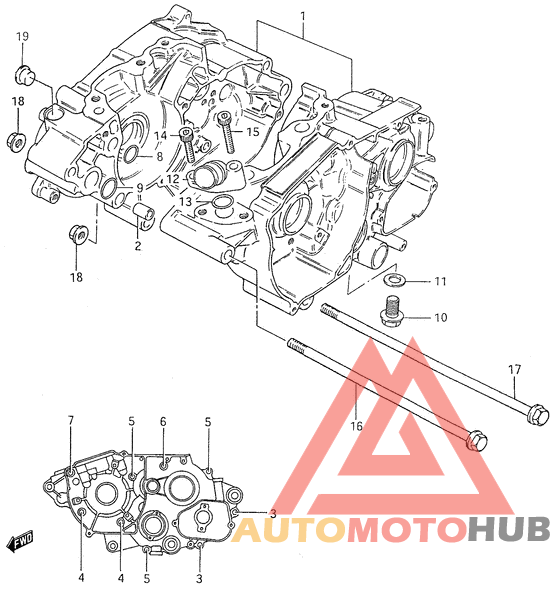 Картер двигателя