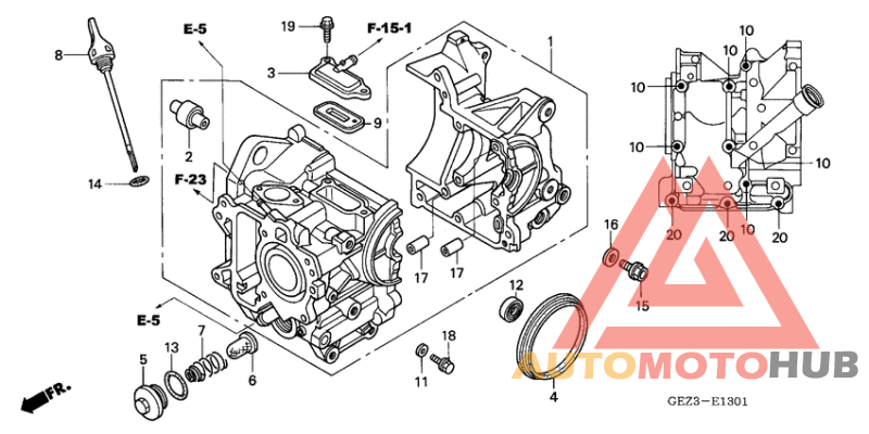 Картер двигателя