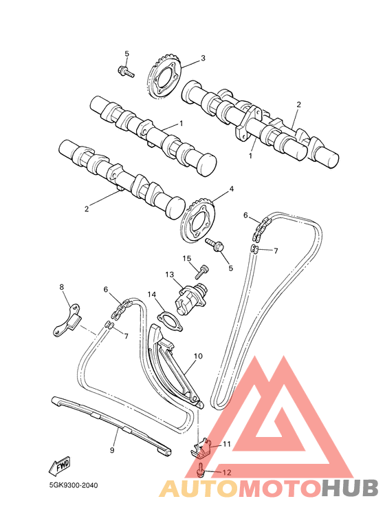 Camshaft. chain