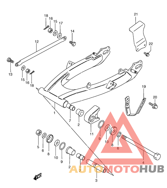 Маятник задний