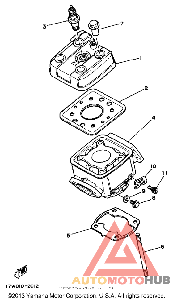 Cylinder head - cylinder