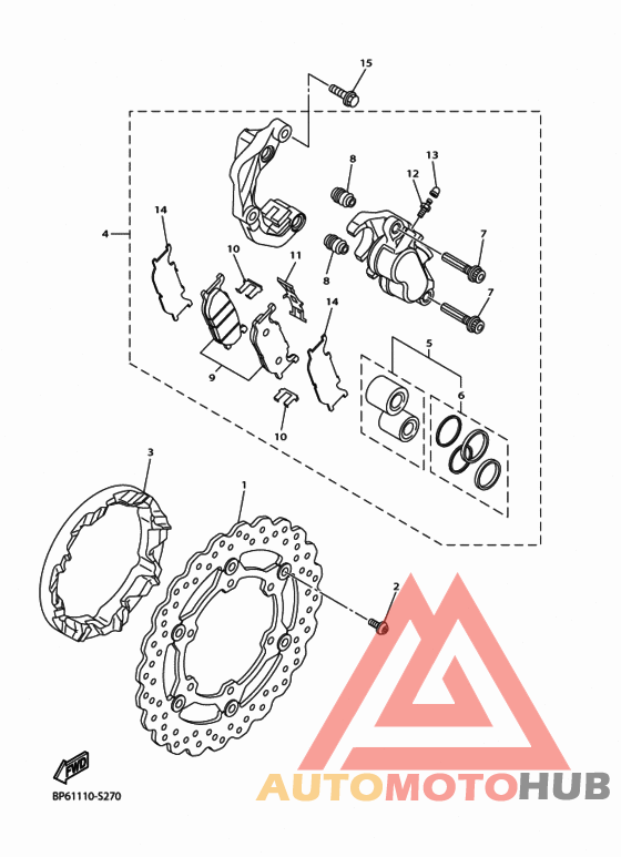 Передний суппорт