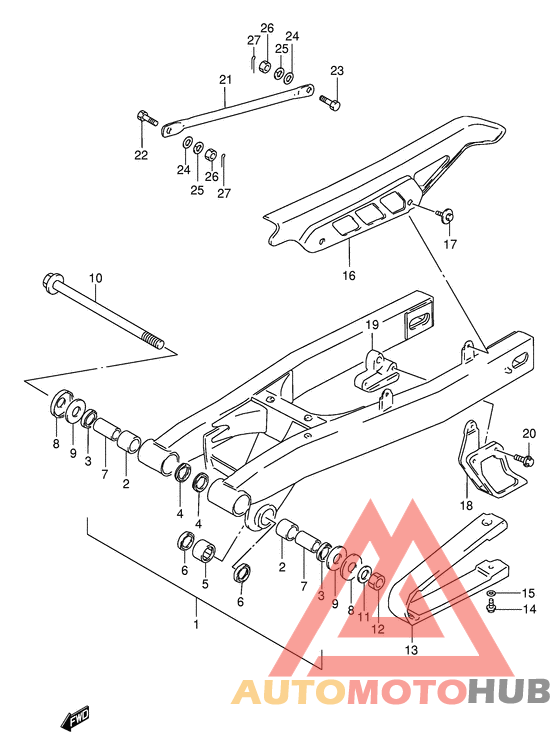 Маятник задний