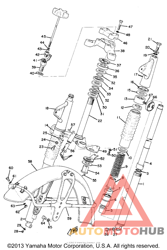 Front fork & front fender