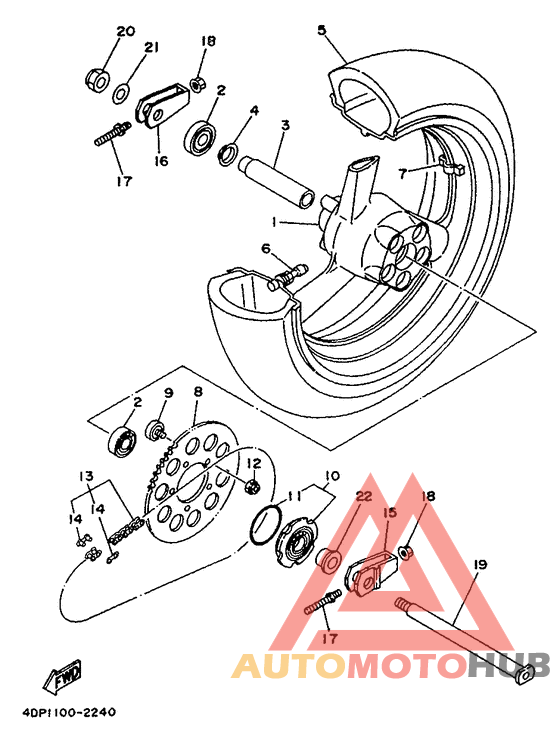 Front brake. caliper