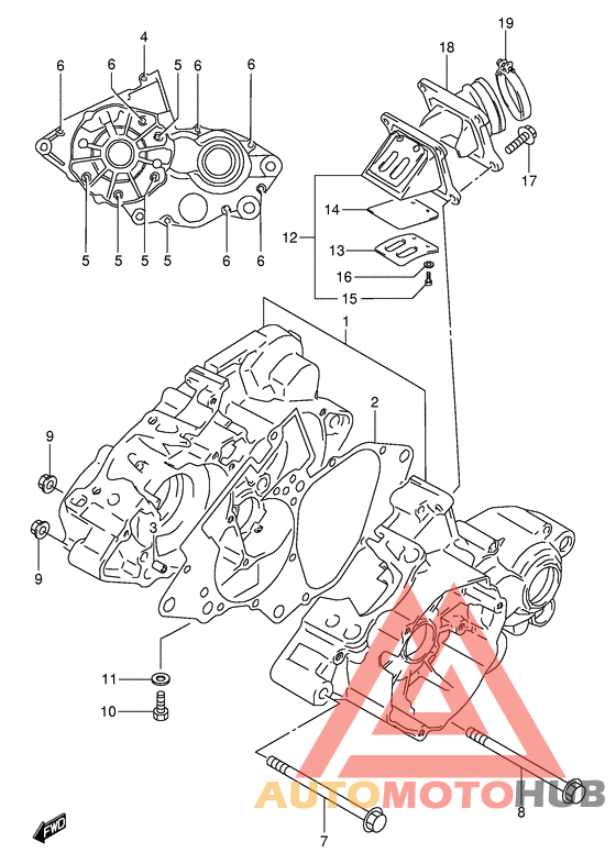 Картер двигателя