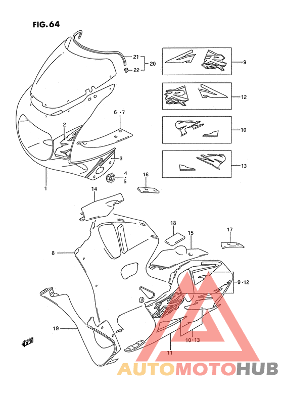 Cowling body