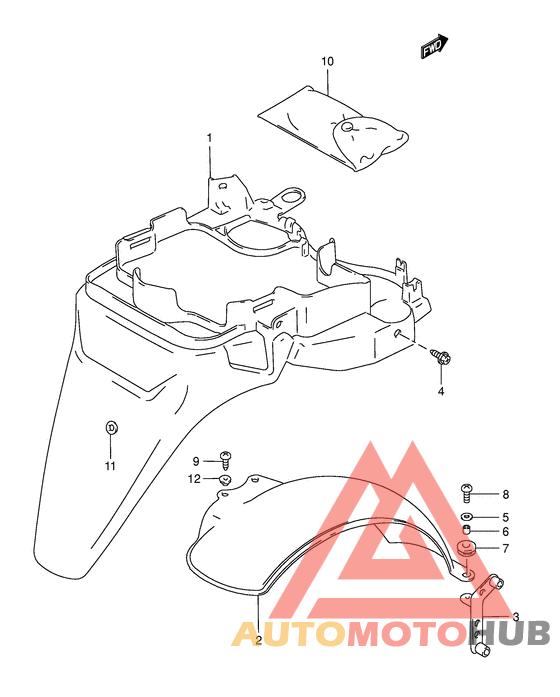 Заднее крыло