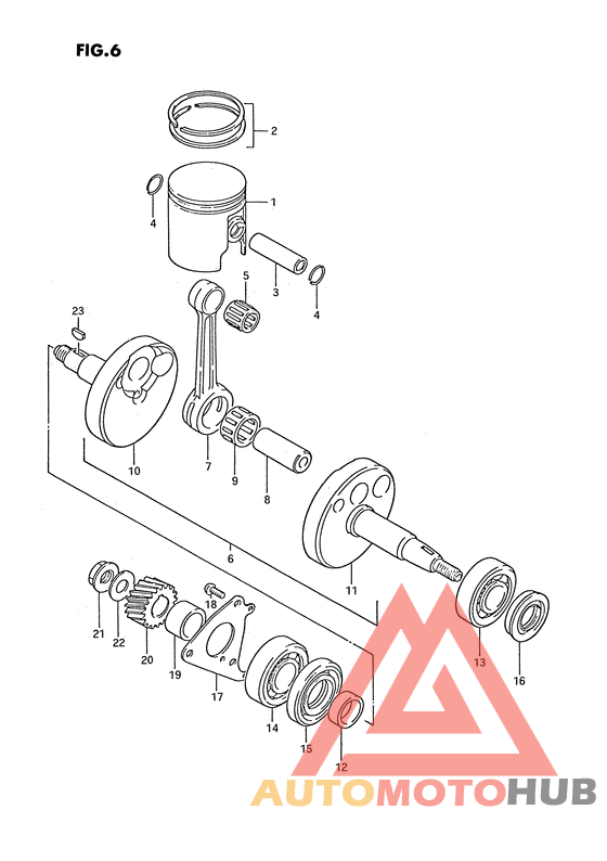 Вал коленчатый