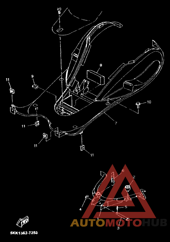 Support & repose pied