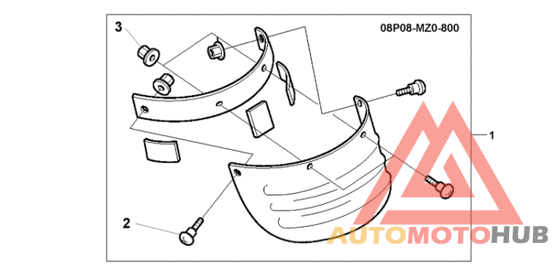 Fr,mudguard extensio