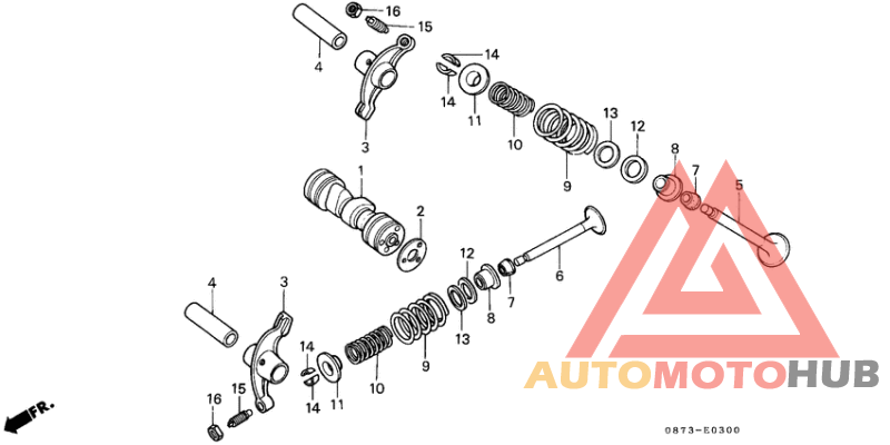 Распред вал/клапана