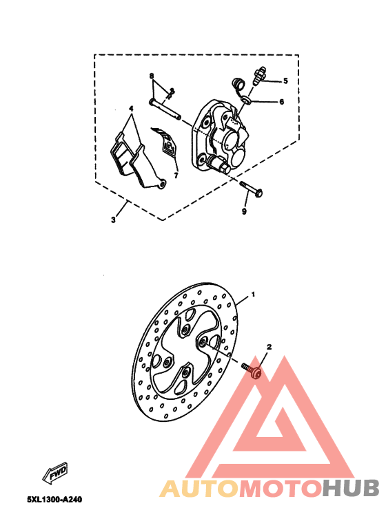 Передний суппорт