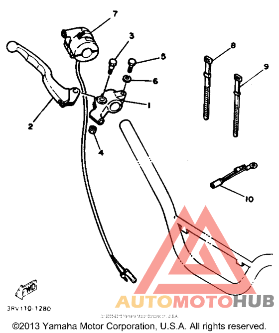 Handle switch - lever