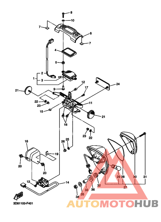 Taillight unit ass`y