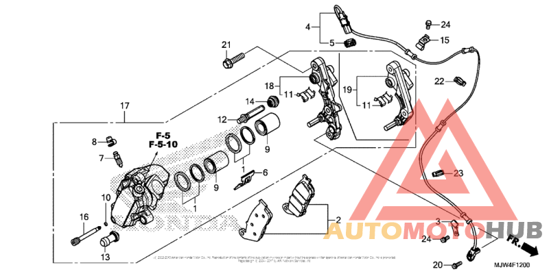 Передний суппорт