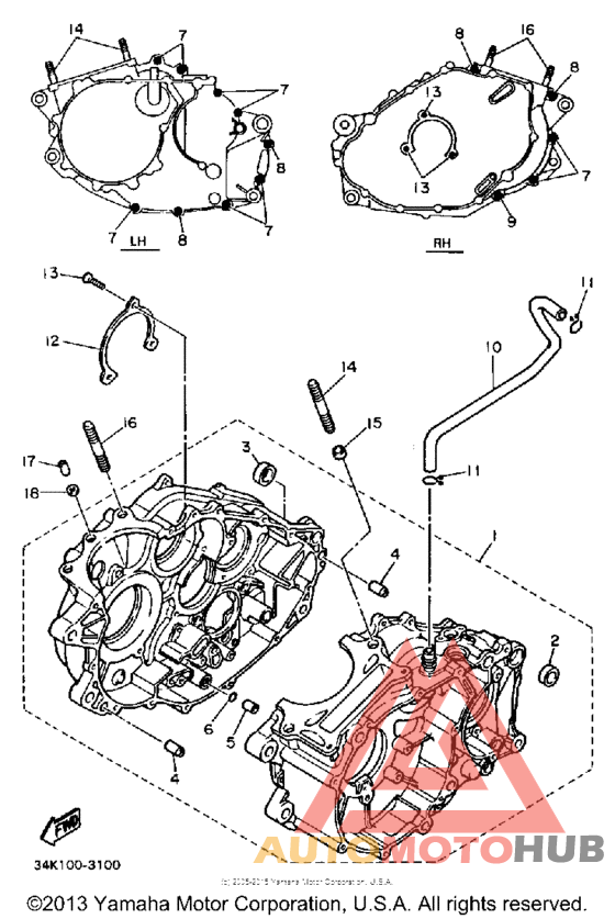 Картер двигателя