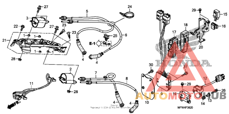 Ignition coil + ecu