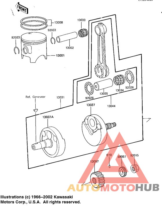 Crankshaft/piston