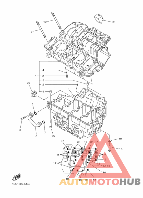 Картер двигателя