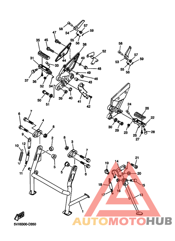 Support & repose pied
