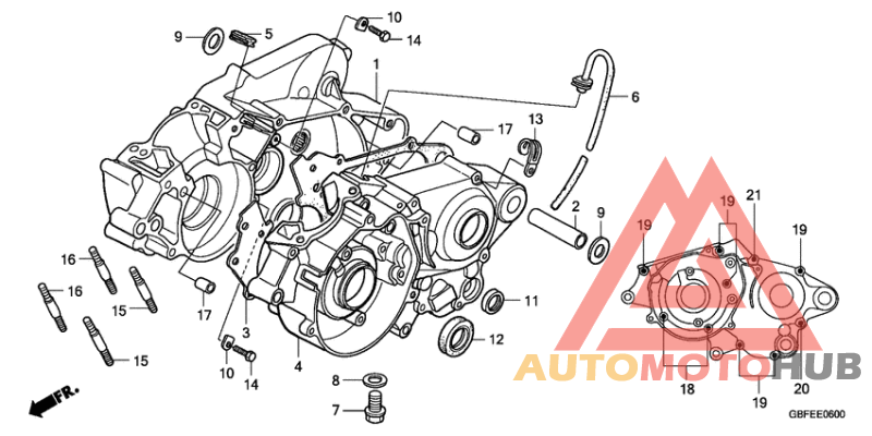Картер двигателя