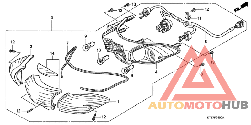 Задний фонарь