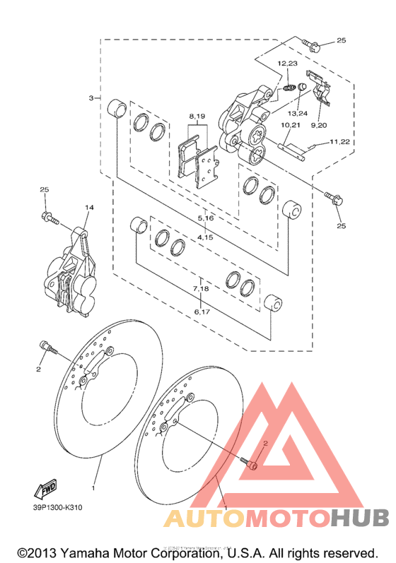 Передний суппорт