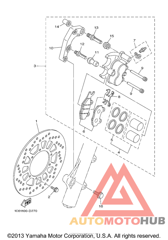 Передний суппорт