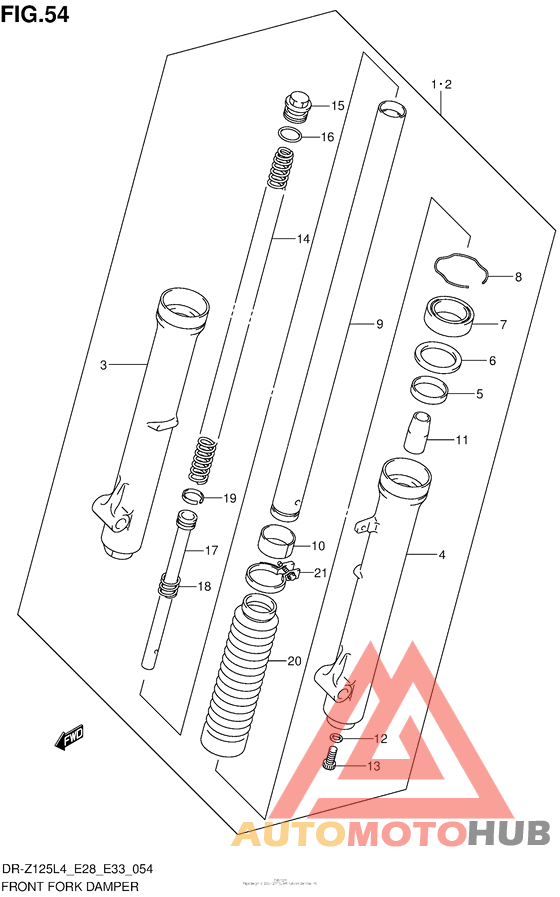 Front Fork Damper (Dr-Z125L4 E28)