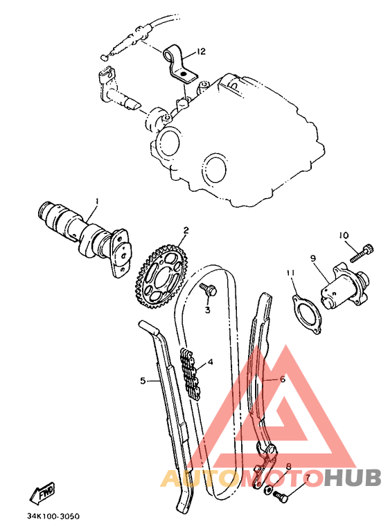 Camshaft. chain