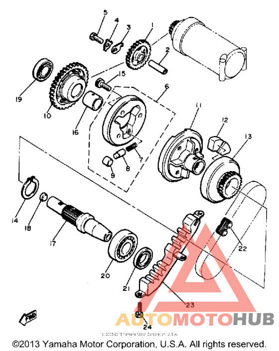 Муфта стартера