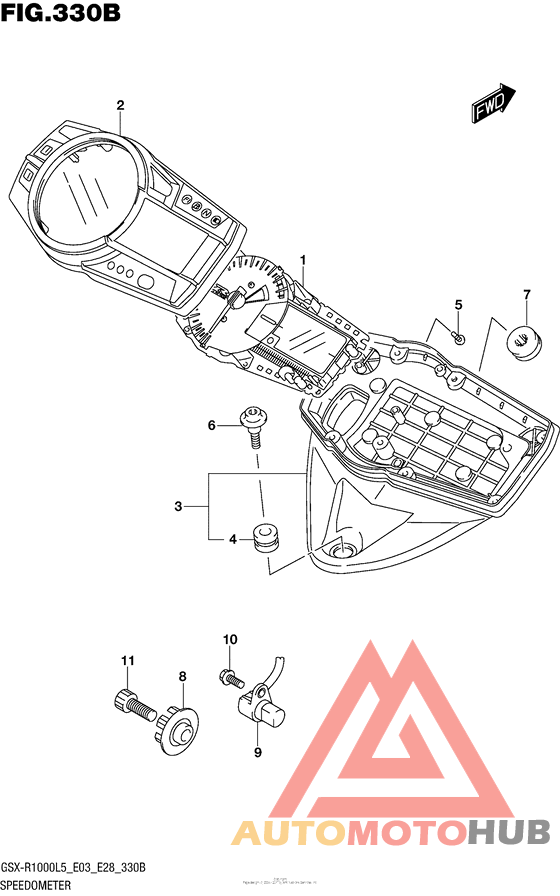 Speedometer (Gsx-R1000L5 E28)