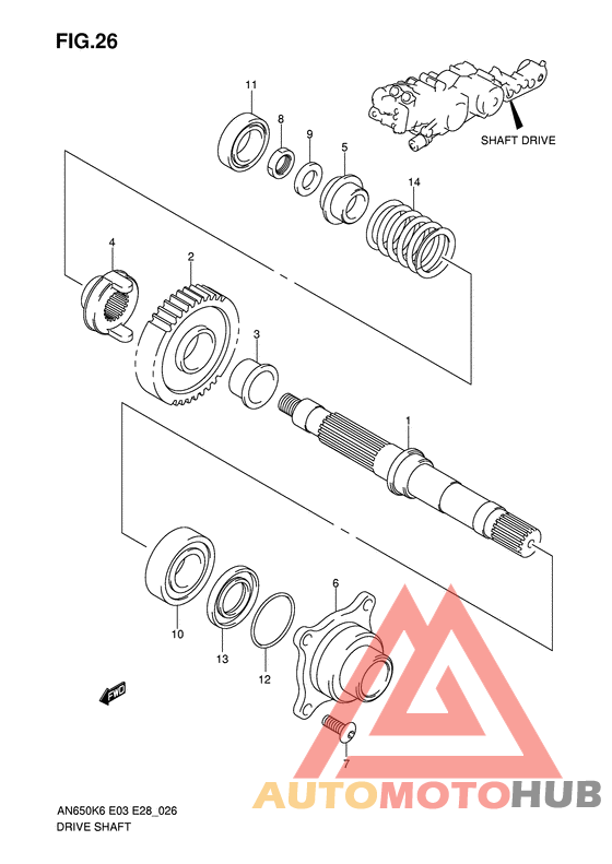 Вал ведущий