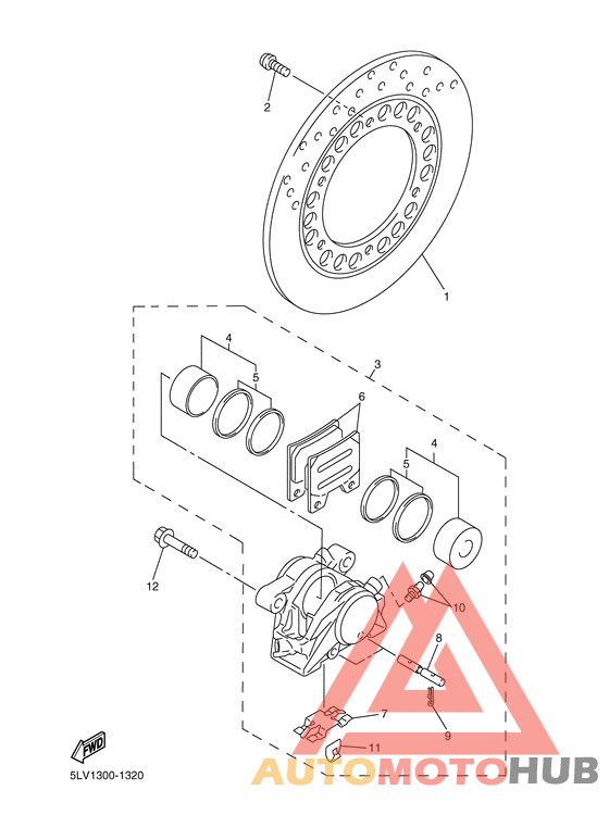 Задний суппорт