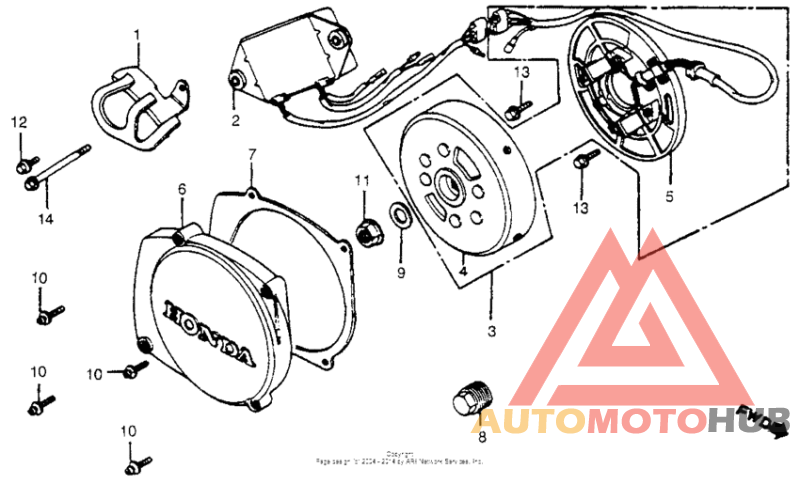 Alternator + c.d.i. unit 81-83